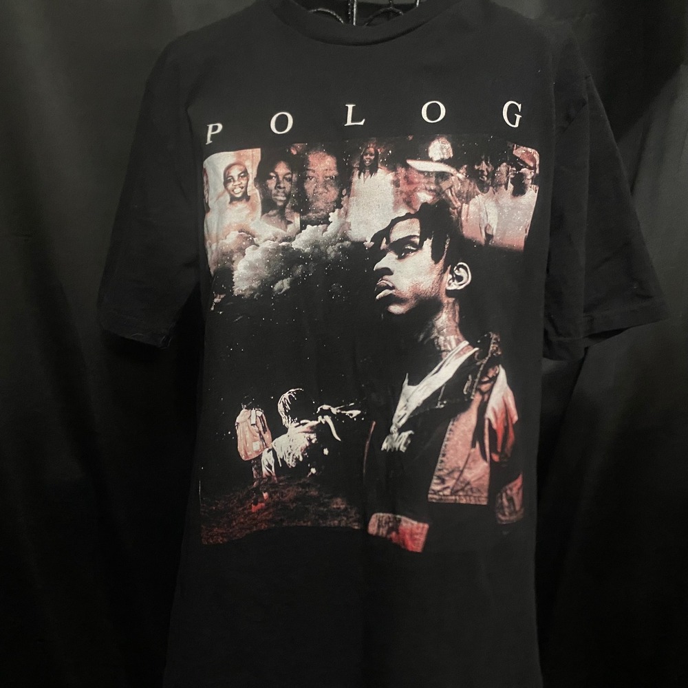 Polo G Graphic Print T-Shirt Black Medium Hip Hop‎ Rap Music Tee